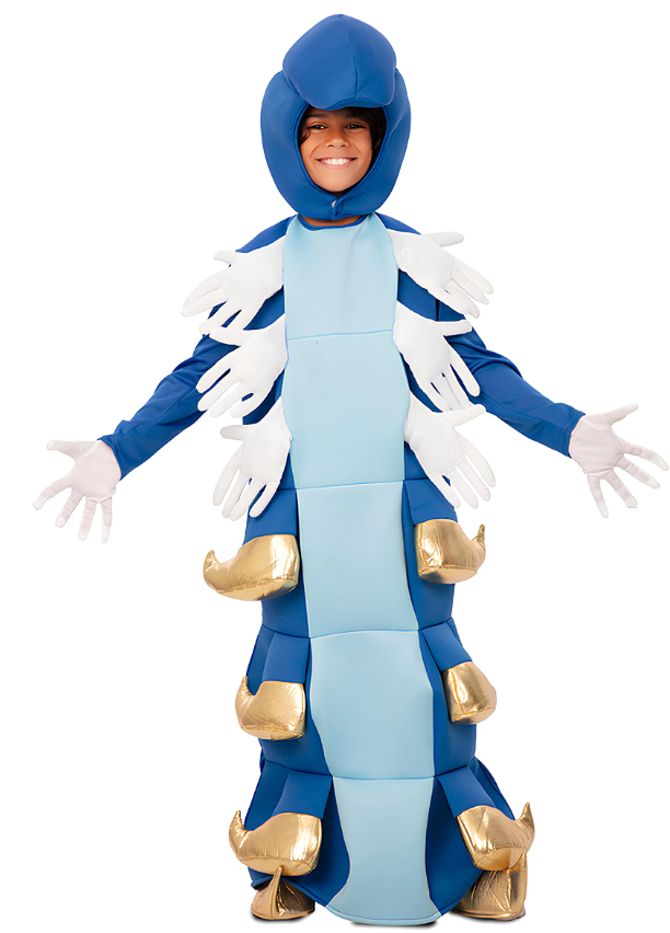 Déguisement Chenille bleue enfant