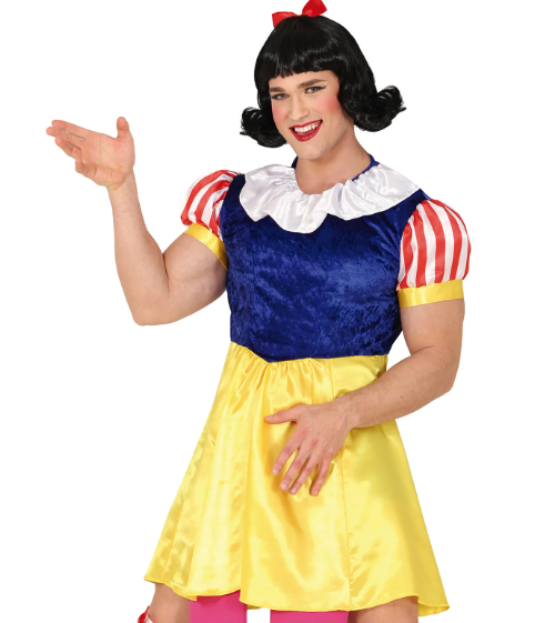 Déguisement humoristique princesse coquine homme