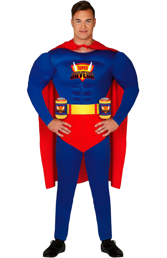 Déguisement Super Buveur adulte