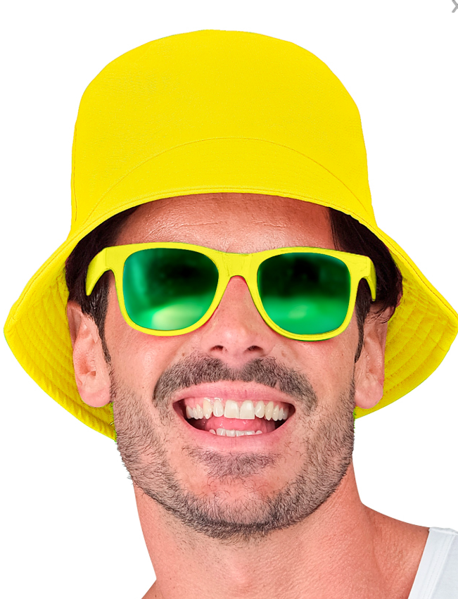 Bob jaune fluo adulte