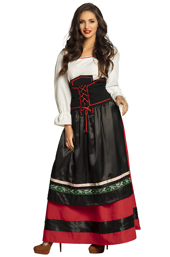 Déguisement robe longue Bavaroise femme