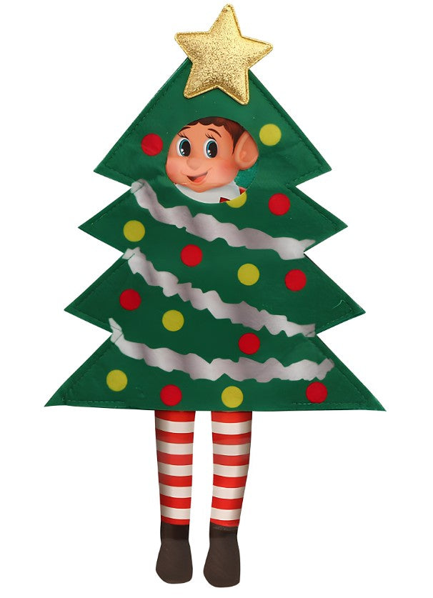Déguisement sapin de Noël pour poupée lutin farceur