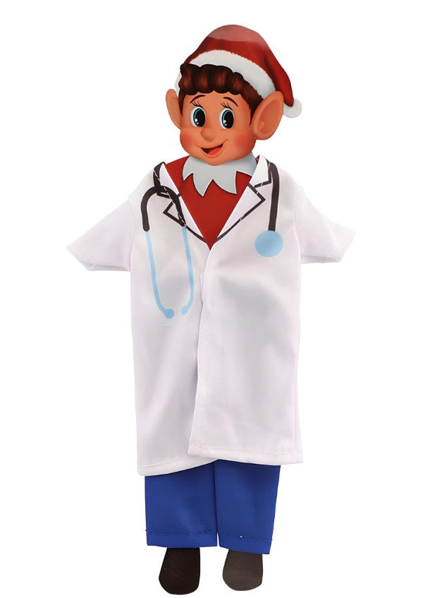 Déguisement docteur pour poupée lutin farceur