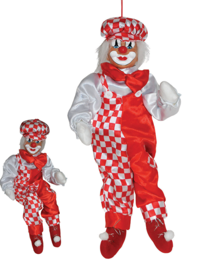 Clown en porcelaine