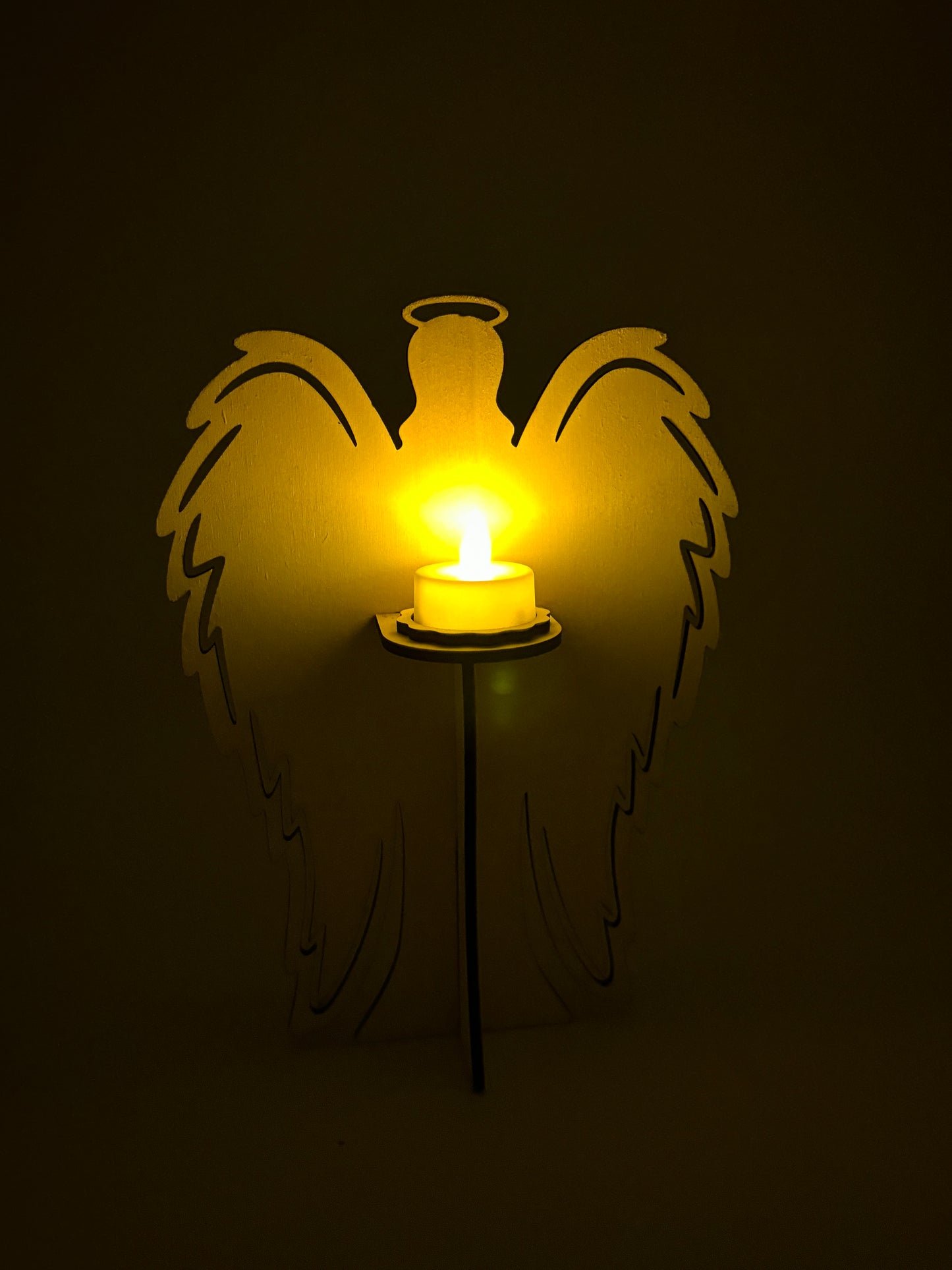 Décoration d'ange illuminé