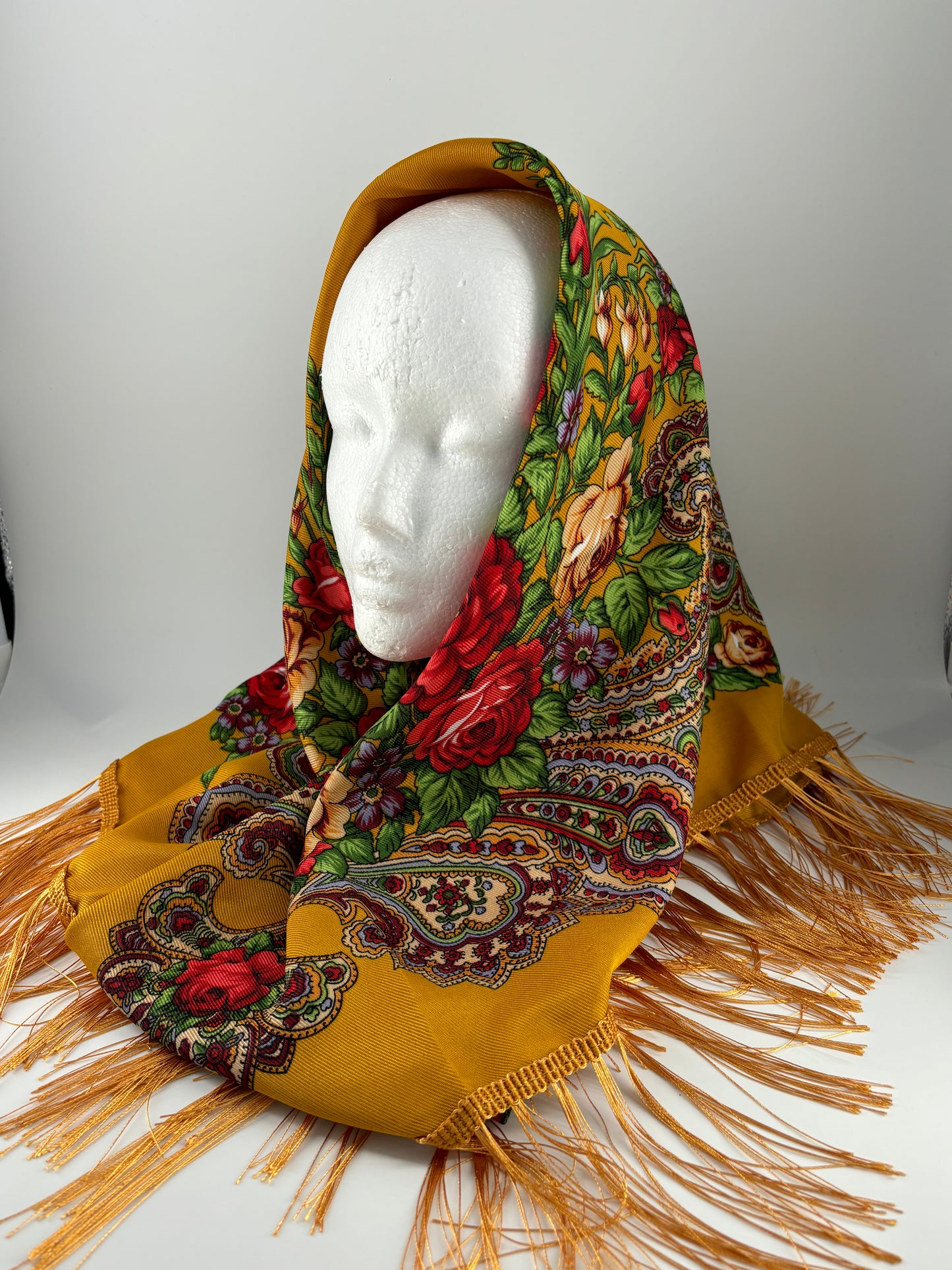 Foulard à franges