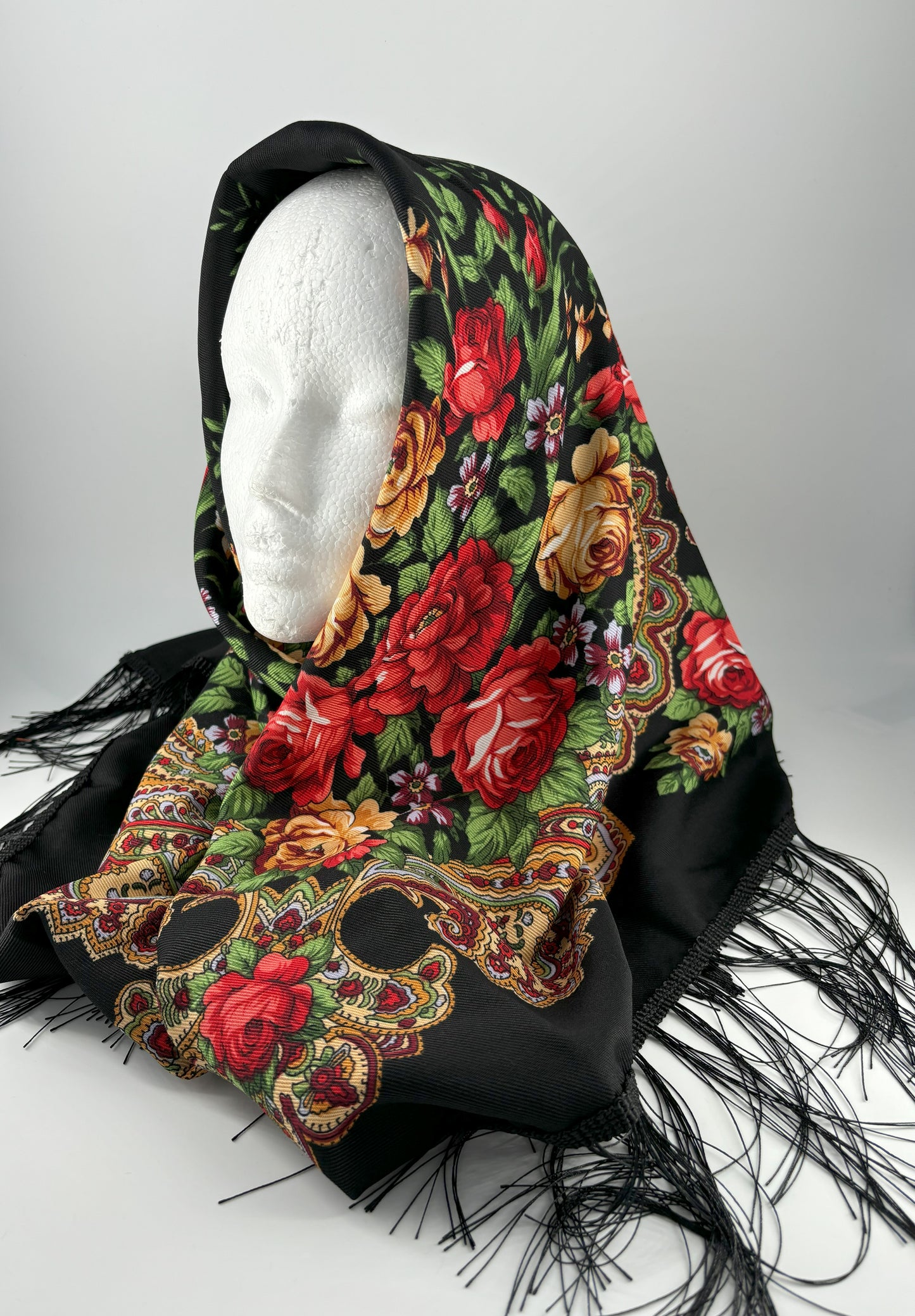 Foulard à franges