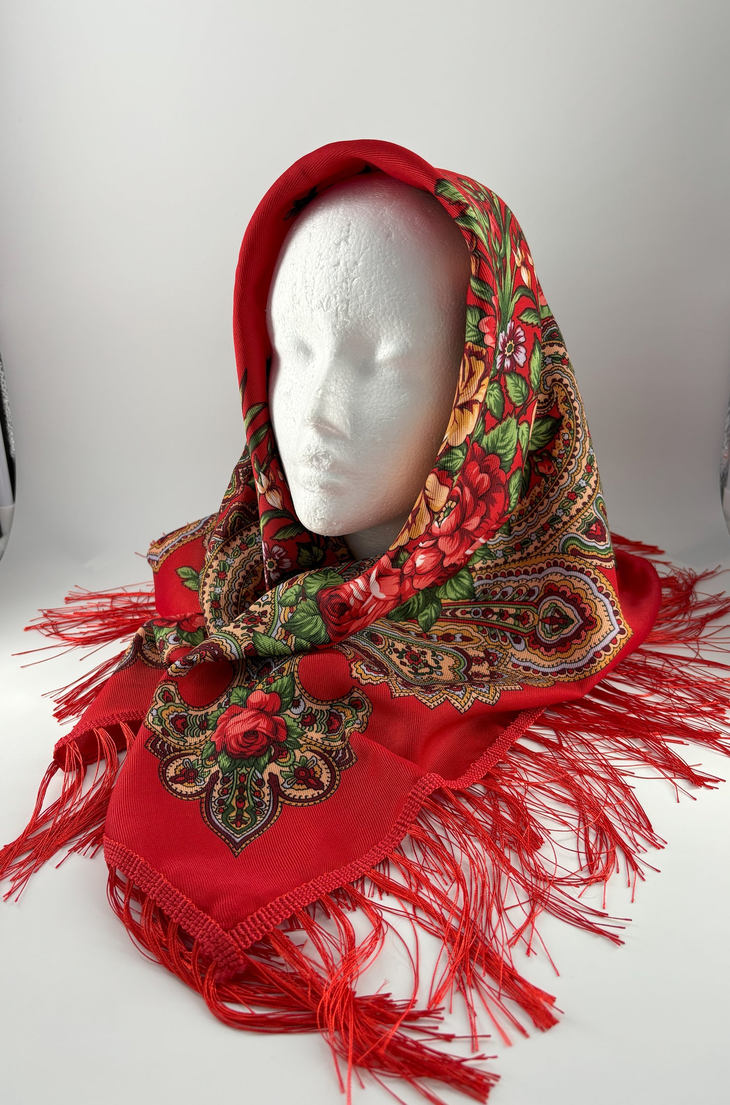 Foulard à franges