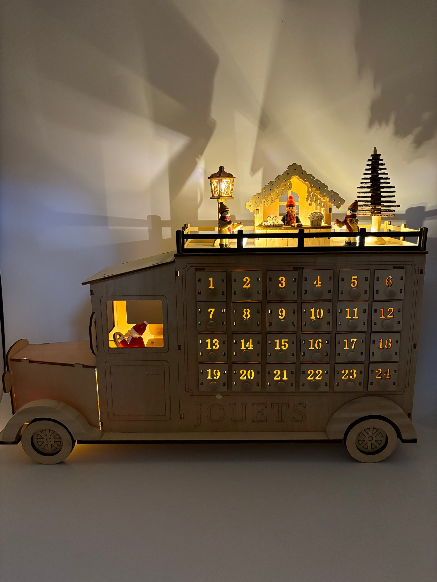 Calendrier de l'Avent lumineux Camion