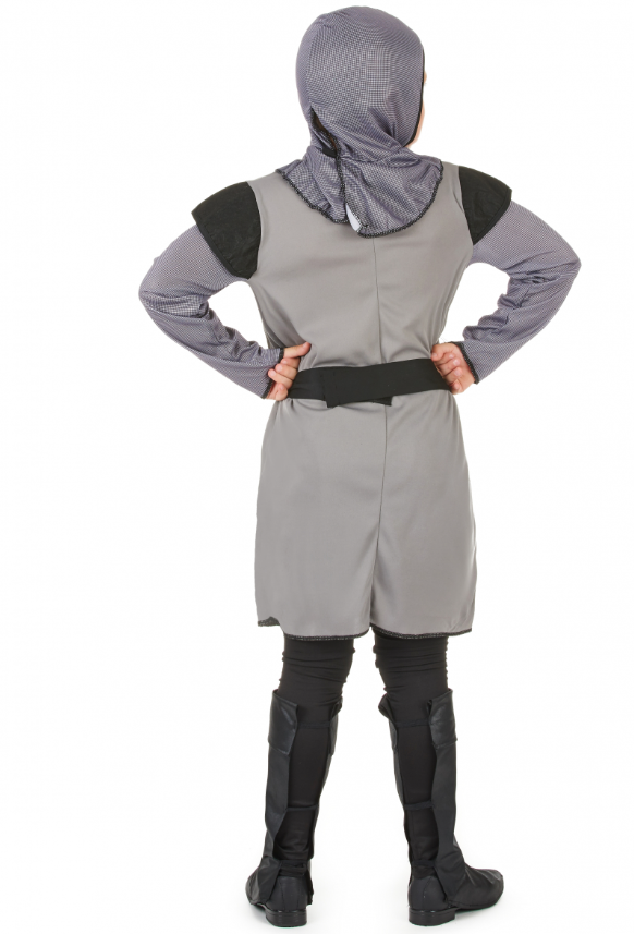 Déguisement chevalier médiéval gris garçon