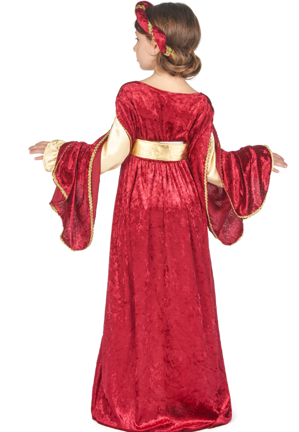 Déguisement médiévale reine fille