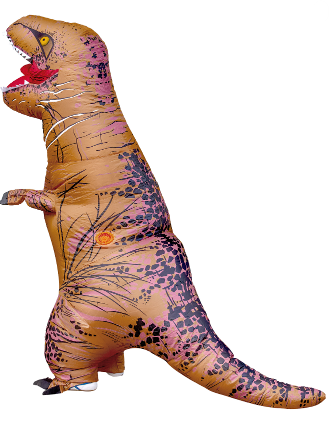 Déguisement T-rex gonflable adulte
