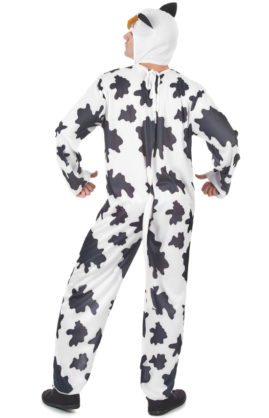 Déguisement vache avec chapeau adulte