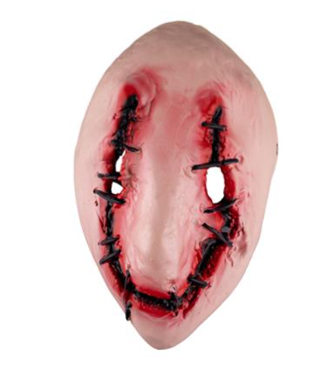 Masque cousu visage blanc