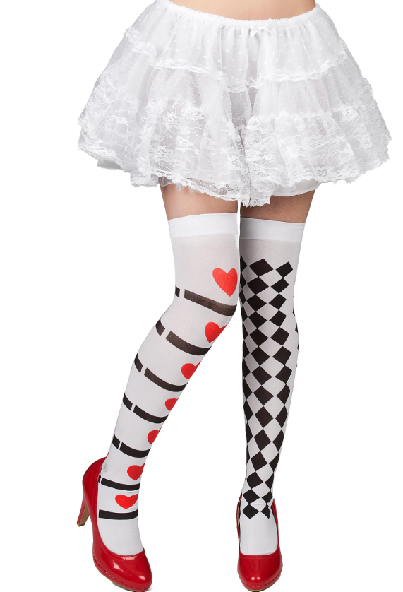 Bas dame de cœur femme