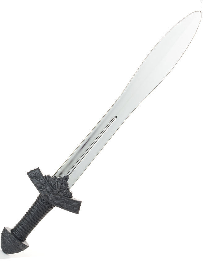 Epée chevalier médiéval enfant en plastique 56 cm