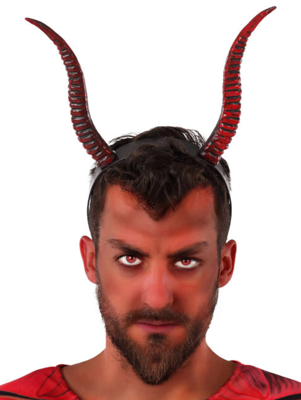 Serre-tête cornes de diable adulte