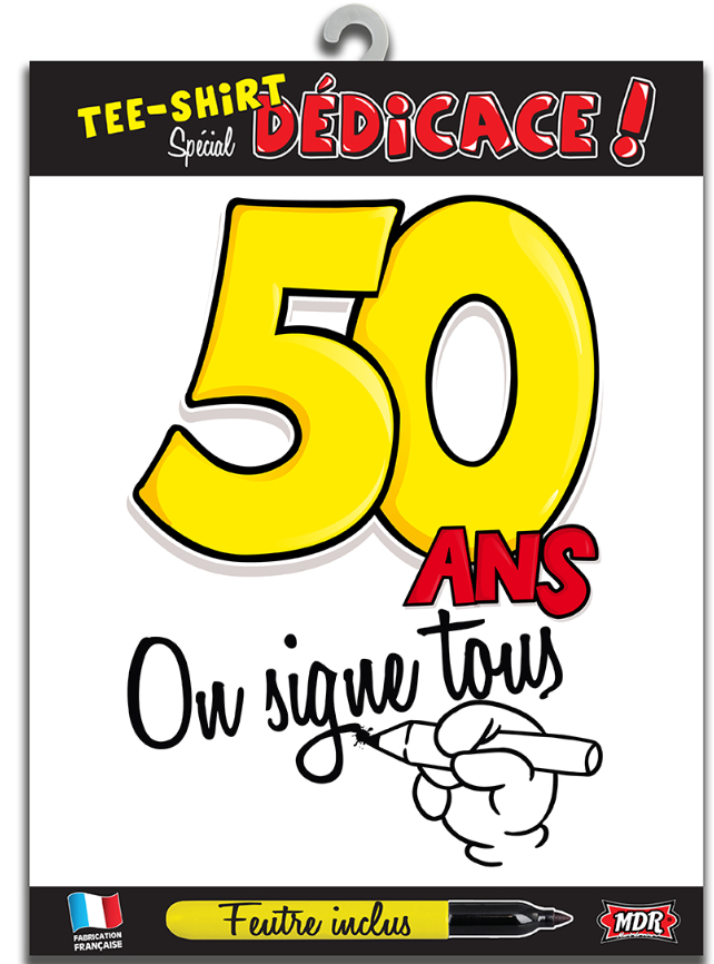 T-shirt Age 50 ans