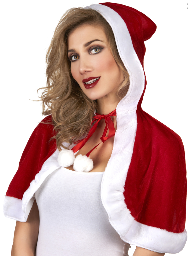 Mini cape Mère Noël adulte