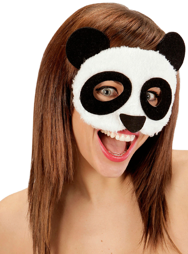 Loup peluche panda adulte
