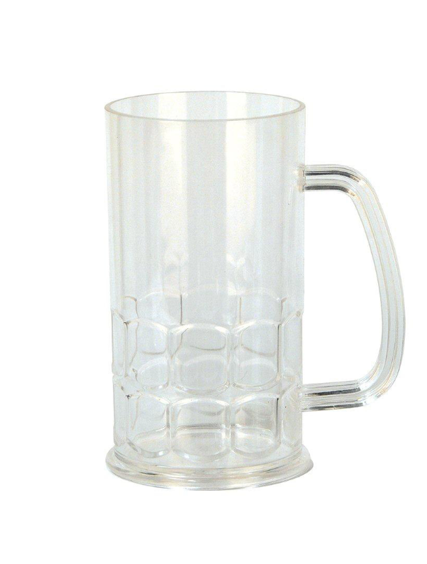 Chope à bière en plastique 7,5 x 14 cm