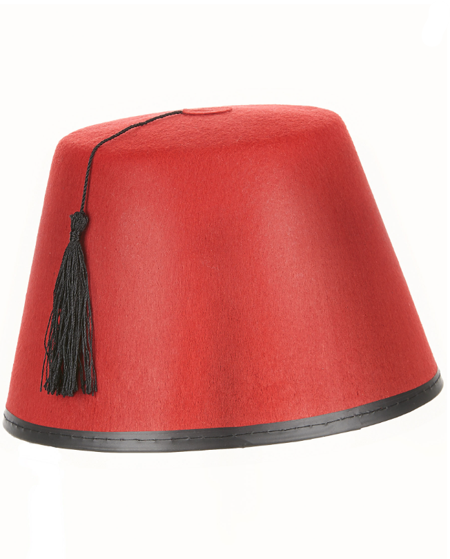 Chapeau Fez feutrine adulte