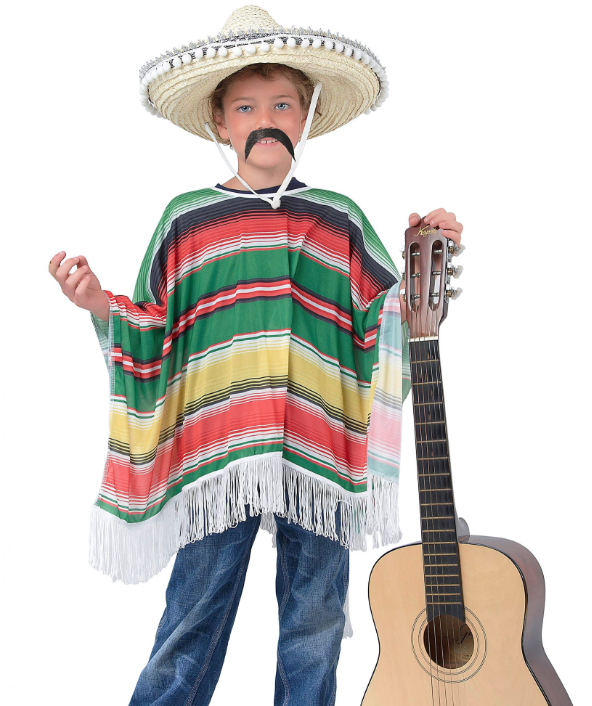 Poncho mexicain enfant