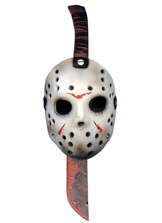 Machette et masque en plastique Jason™ Vendredi 13™
