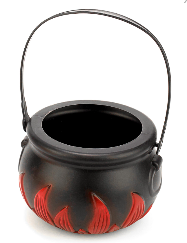 Mini chaudron avec flammes 13 cm