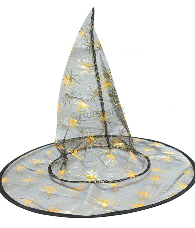 Chapeau de sorcière araignée enfant