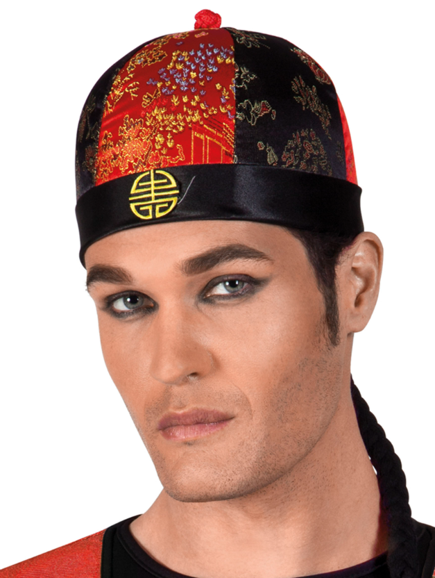 Coiffe chinois avec tresses adulte