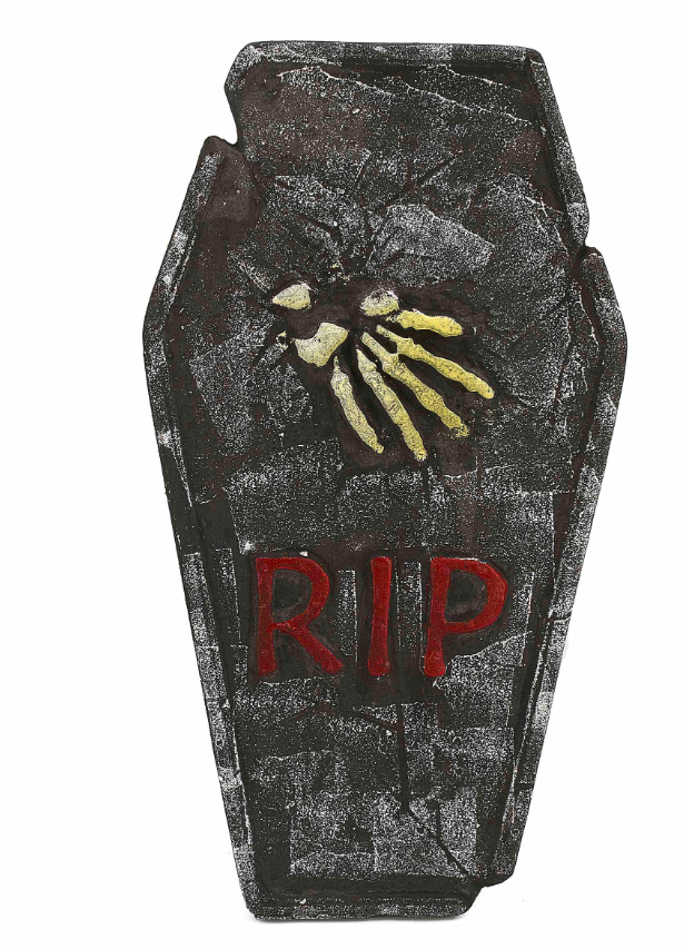 Décoration pierre tombale Halloween 59 cm