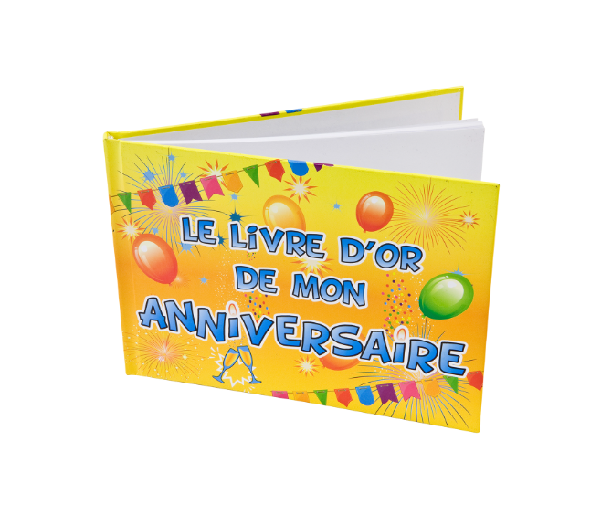 Livre d'or Anniversaire Fiesta 21.5 x 15.5 cm