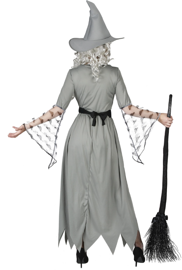 Déguisement Sorcière grise femme