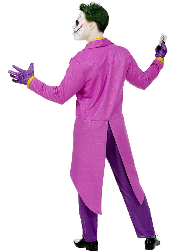 Déguisement psychopathe fou violet homme
