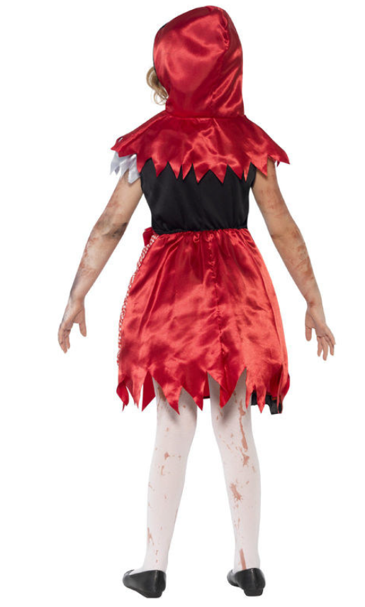 Déguisement zombie chaperon rouge fille