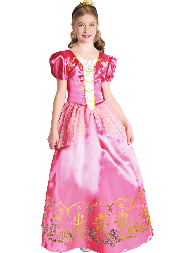 Déguisement princesse rose fille