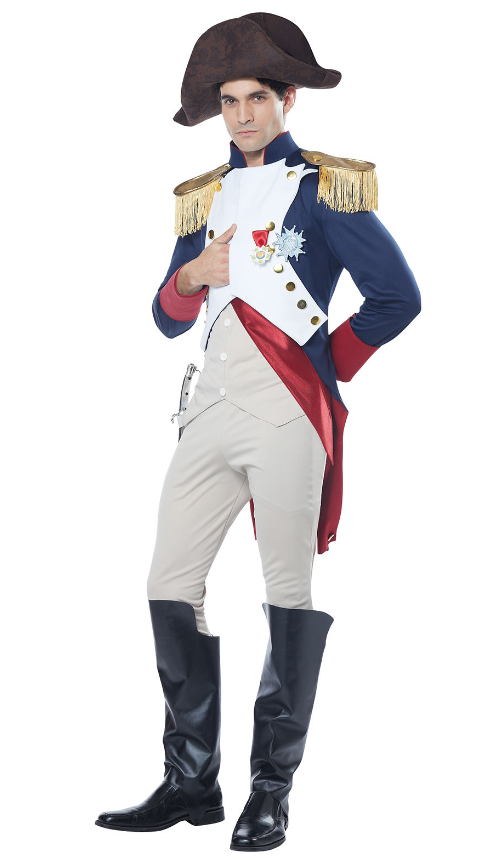 Déguisement empereur Français Napoléon luxe homme