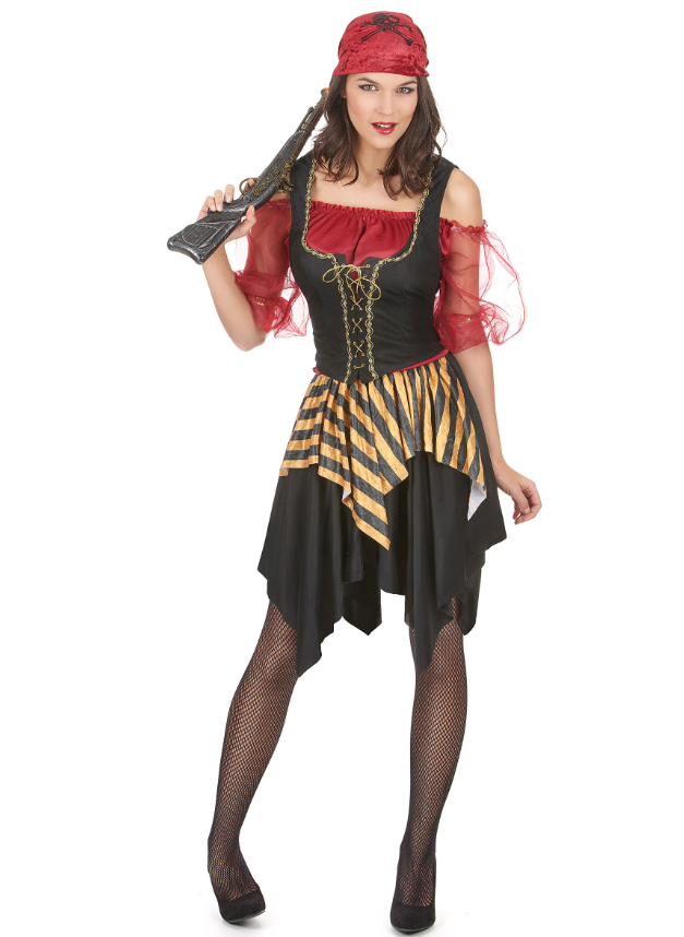 Déguisement pirate avec tulle femme