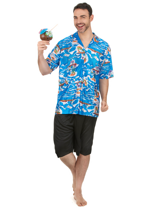 Déguisement touriste Hawaïen homme
