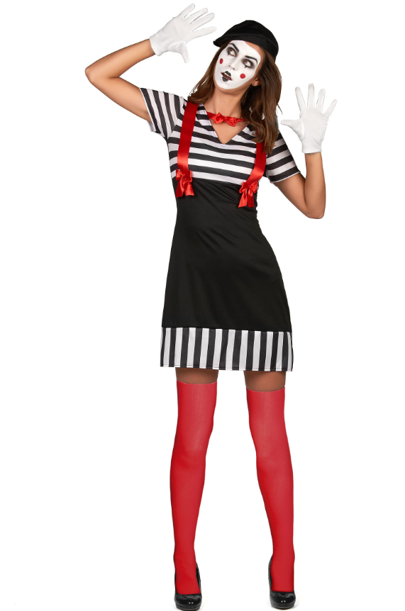 Déguisement mime femme