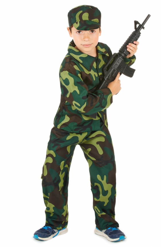 Déguisement militaire camouflage garçon