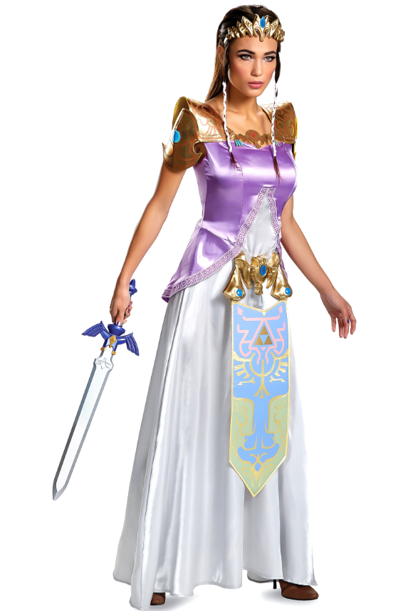 Déguisement princesse Zelda™ deluxe femme