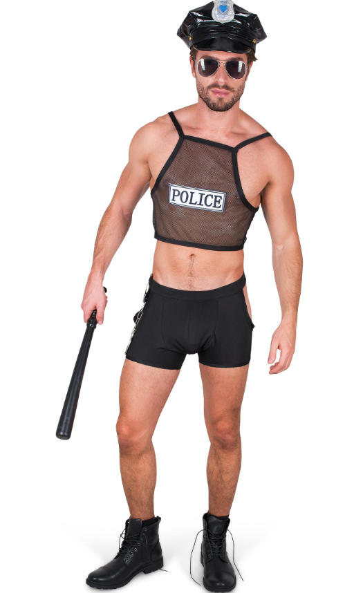 Déguisement policier coquin homme