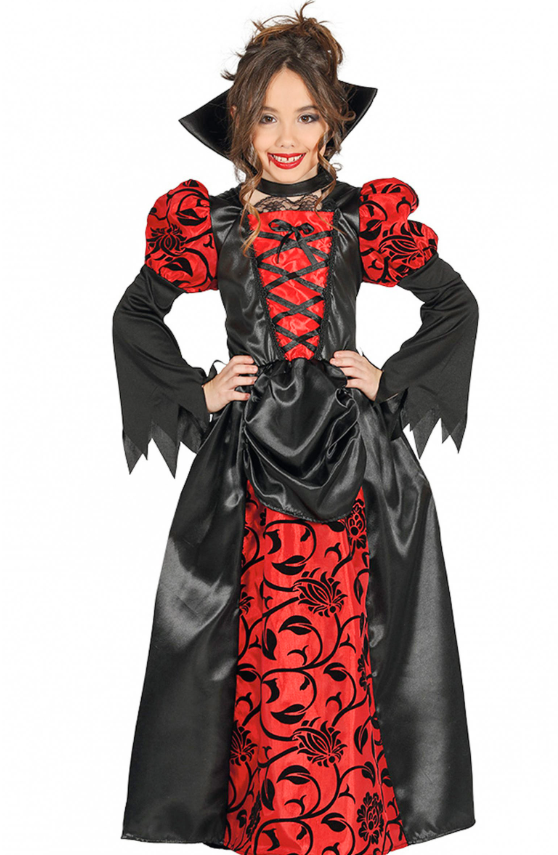 Déguisement noble comtesse vampire fille Halloween