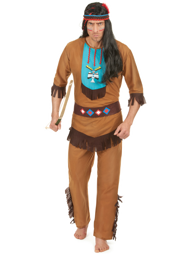 Déguisement indien à motifs homme