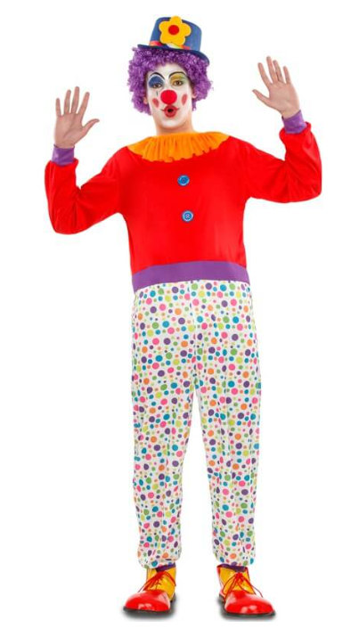 Déguisement de Clown à Pois pour homme