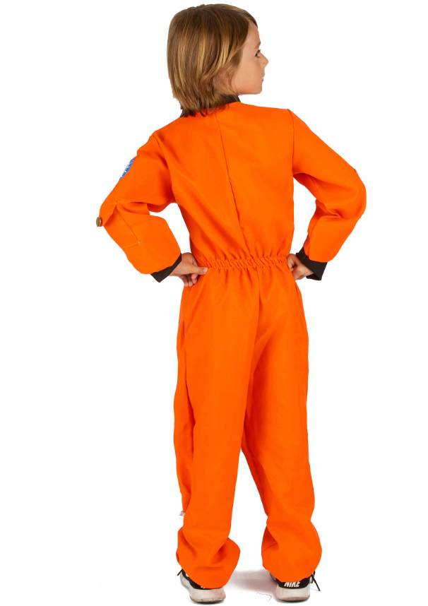 Déguisement astronaute orange garçon