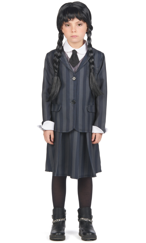 Déguisement uniforme scolaire gothique enfant