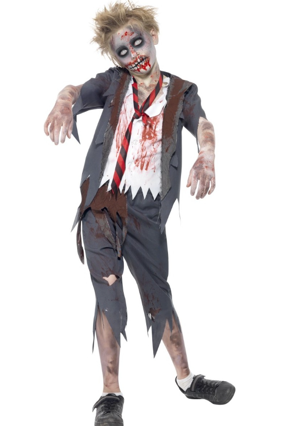 Déguisement zombie écolier garçon Halloween